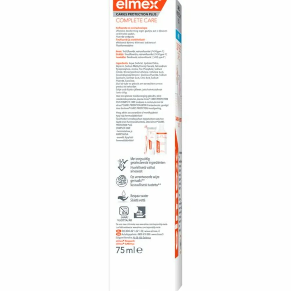 Elmex 12x Tandpasta Caries Protection Plus 75 ml