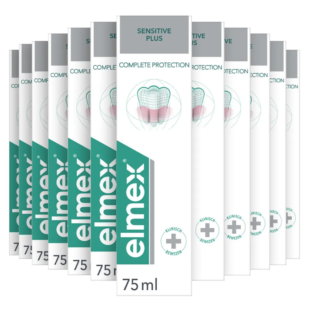 Elmex 12x Tandpasta Sensitive Plus Complete Protection 75 ml