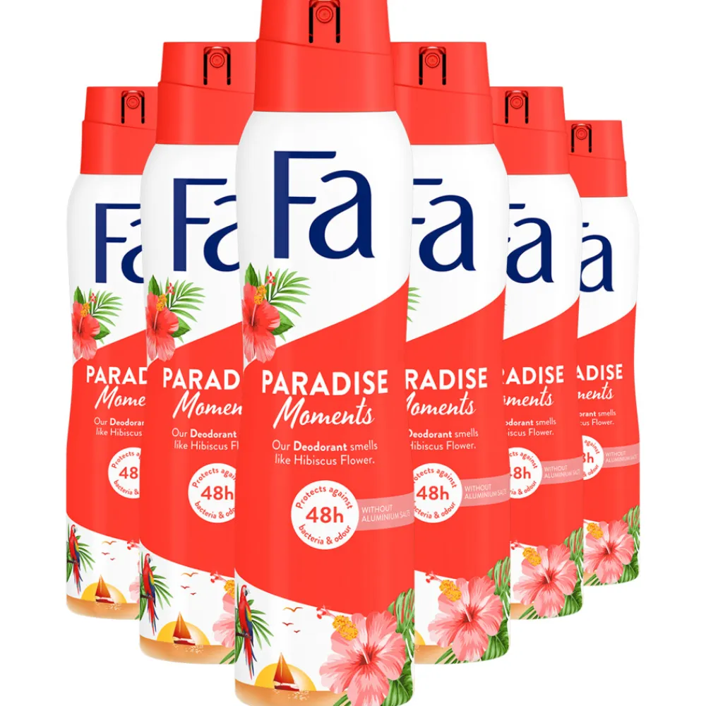 Fa 6x Deodorant Spray Paradise Moments 150 ml