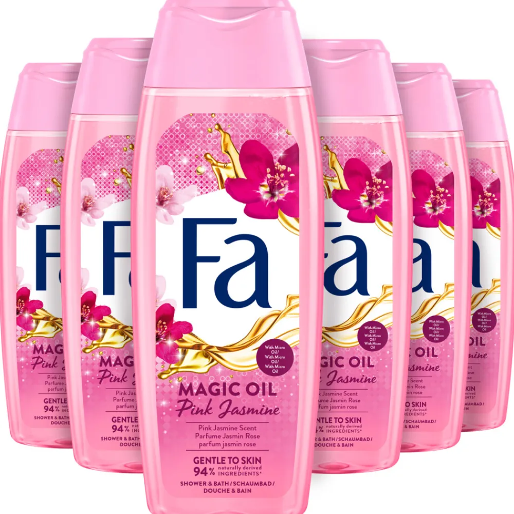 Fa 6x Douchegel Magic Oil Pink Jasmine 250 ml