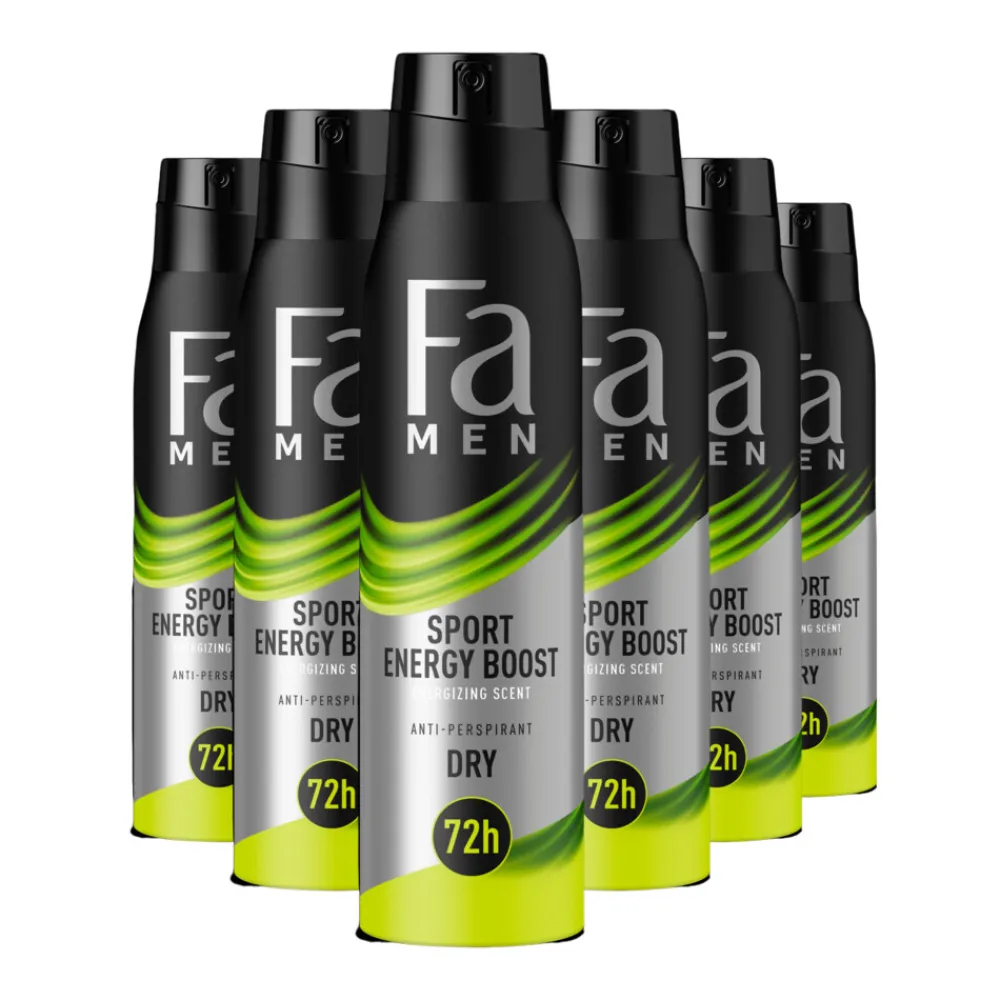Fa 6x Men Deodorant Spray Sport Energy Boost 150 ml