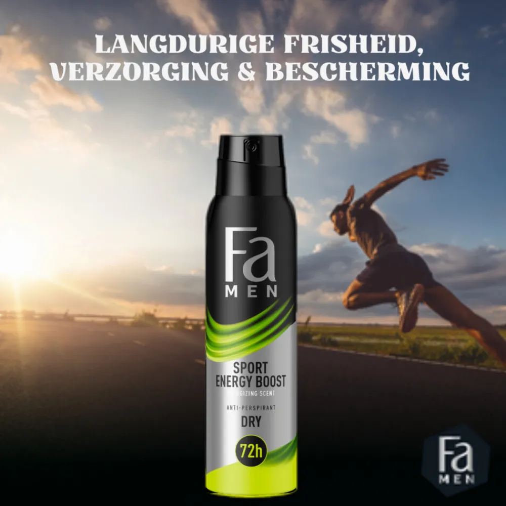 Fa 6x Men Deodorant Spray Sport Energy Boost 150 ml