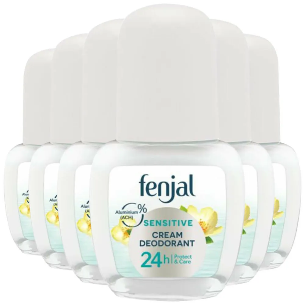 Fenjal 6x Crème Deodorant Roller Sensitive 50 ml