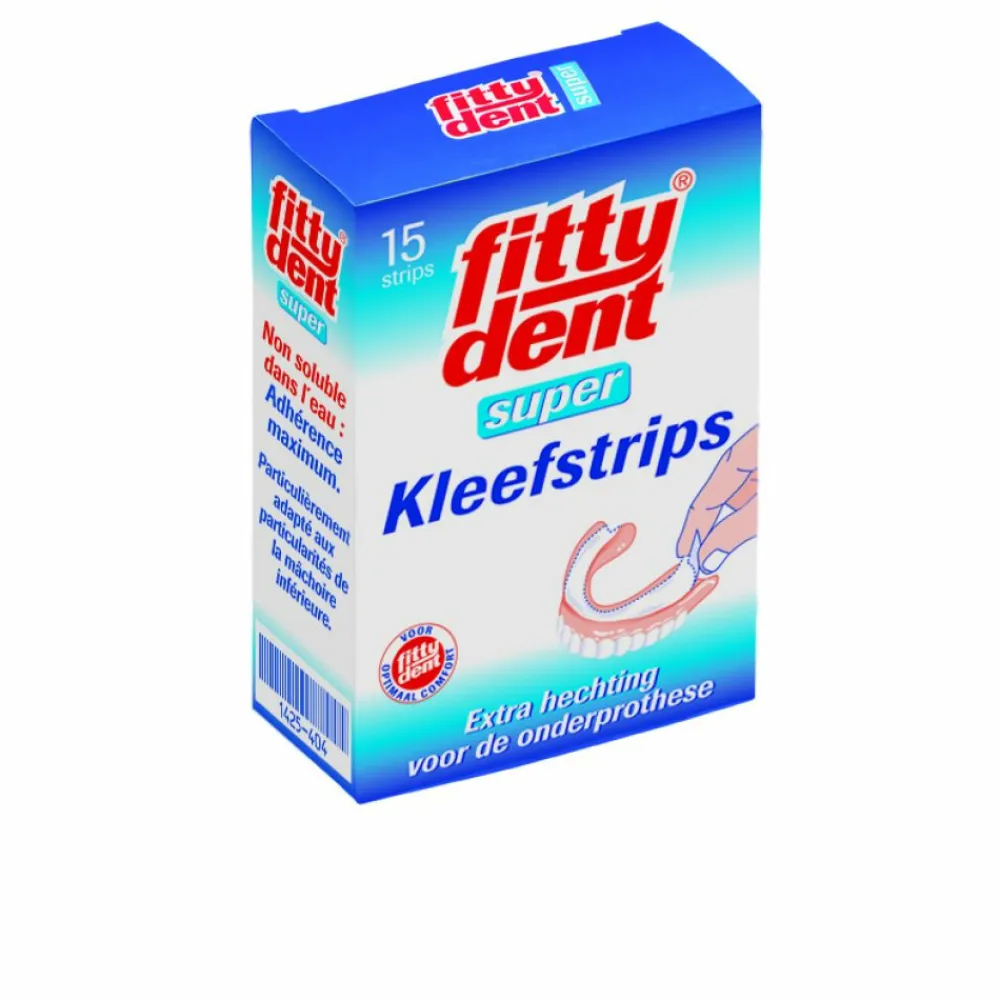 Fittydent 4x Kleefstrips 15 stuks