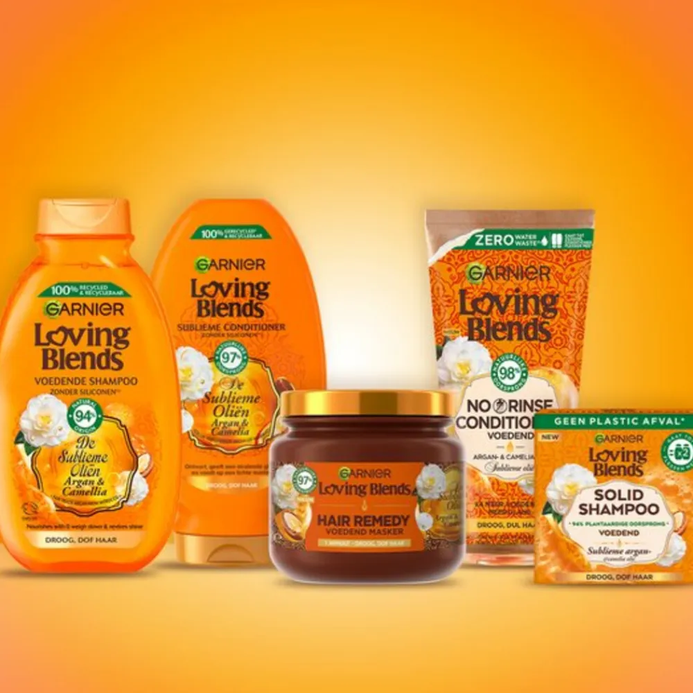 Garnier 6x Loving Blends Argan- en Cameliaolie Shampoo 300 ml