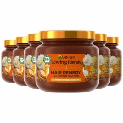 Garnier 6x Loving Blends Argan- en Cameliaolie Haarmasker 340 ml