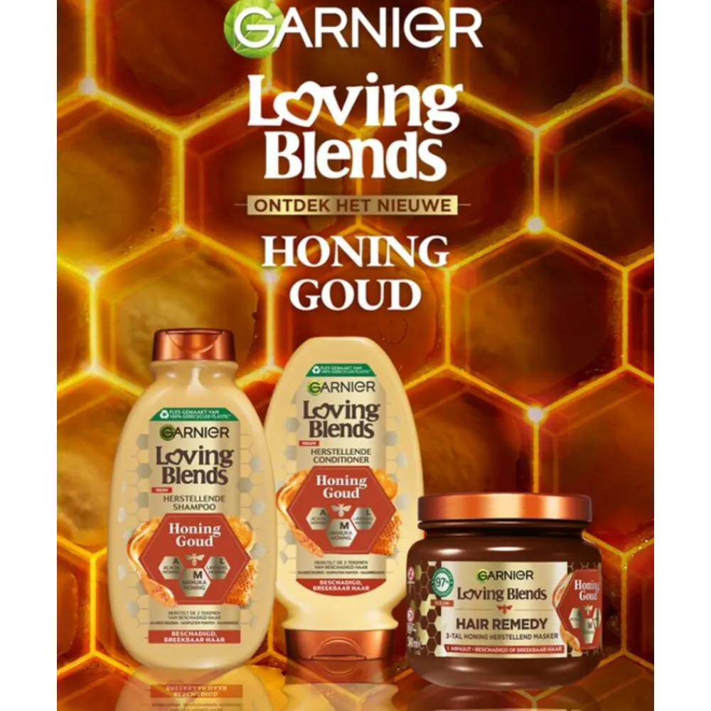 Garnier 6x Loving Blends Honing Goud Conditioner 250 ml