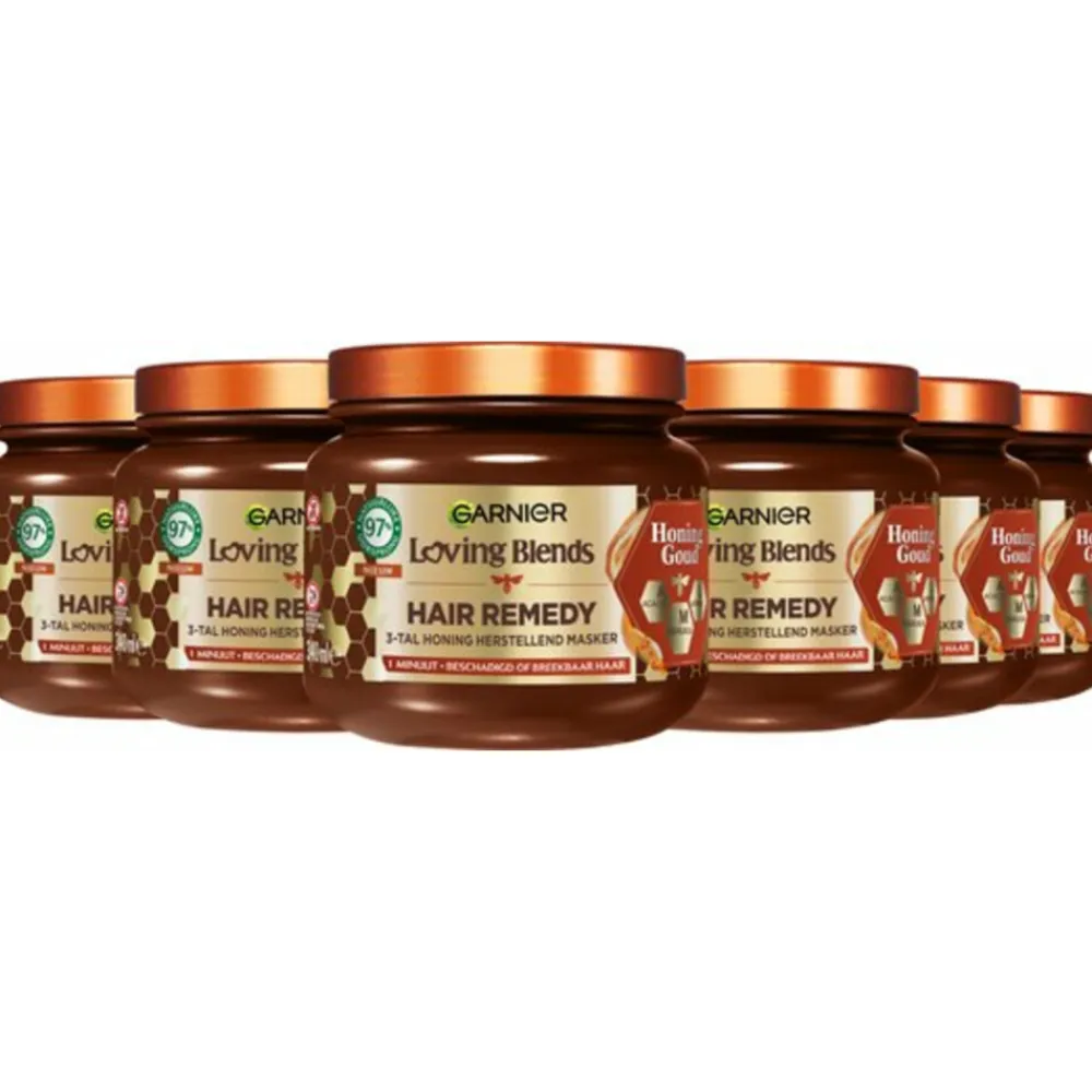 Garnier 6x Loving Blends Honing Goud Haarmasker 340 ml