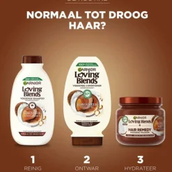 Garnier 6x Loving Blends Kokosmelk en Macadamia Shampoo 300 ml