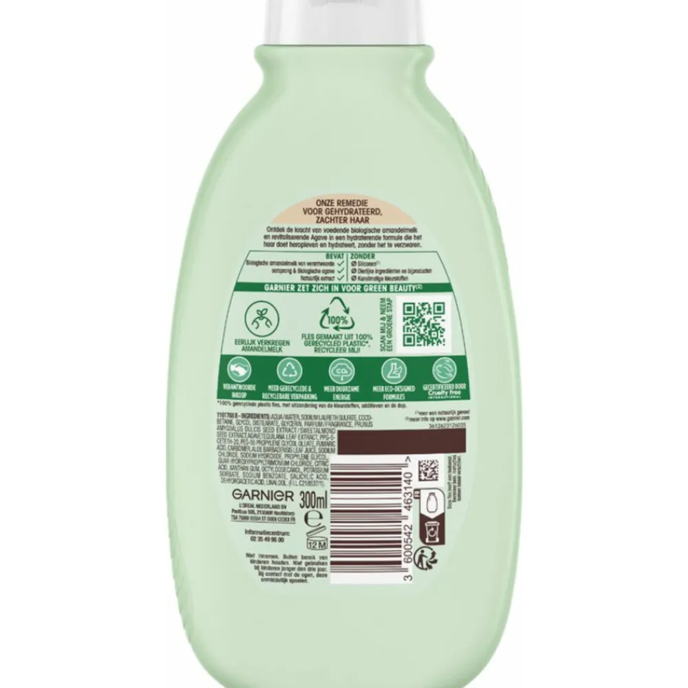 Garnier 6x Loving Blends Voedende Amandelmelk Shampoo 300 ml
