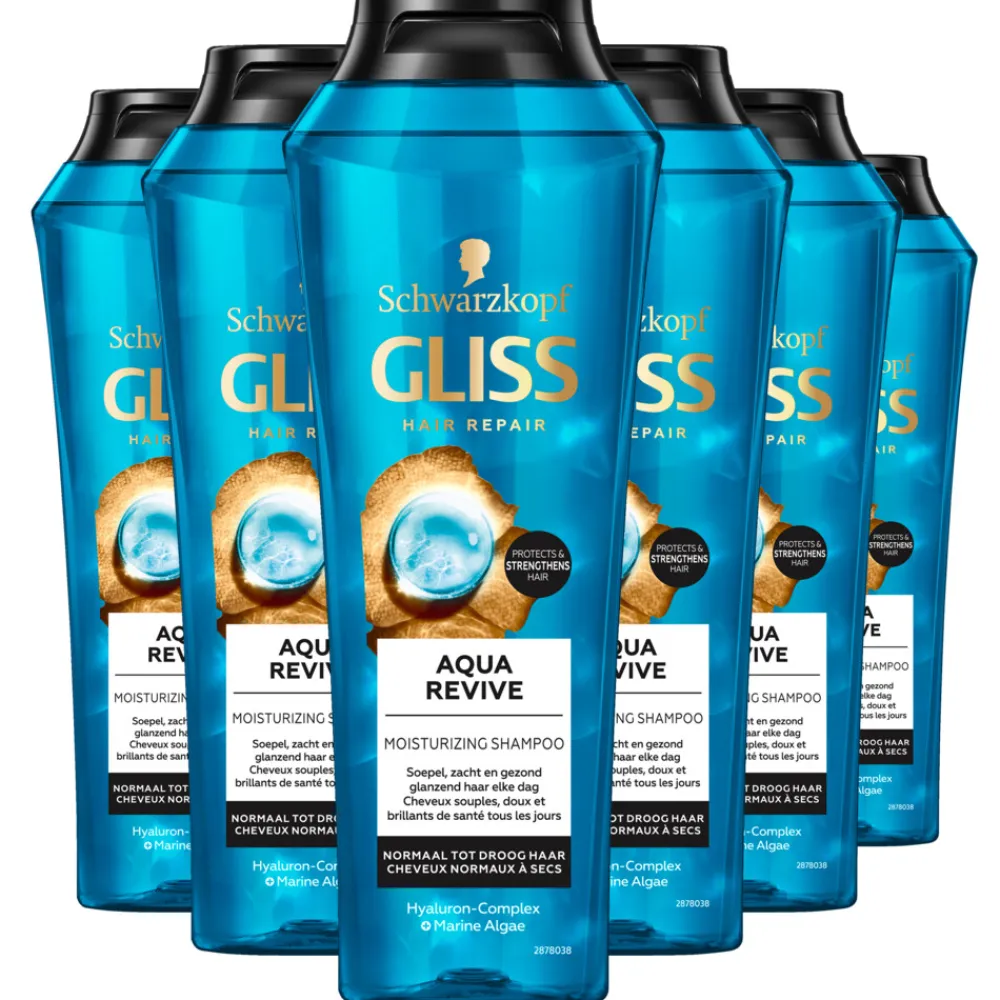 Gliss 6x Aqua Revive Shampoo 250 ml