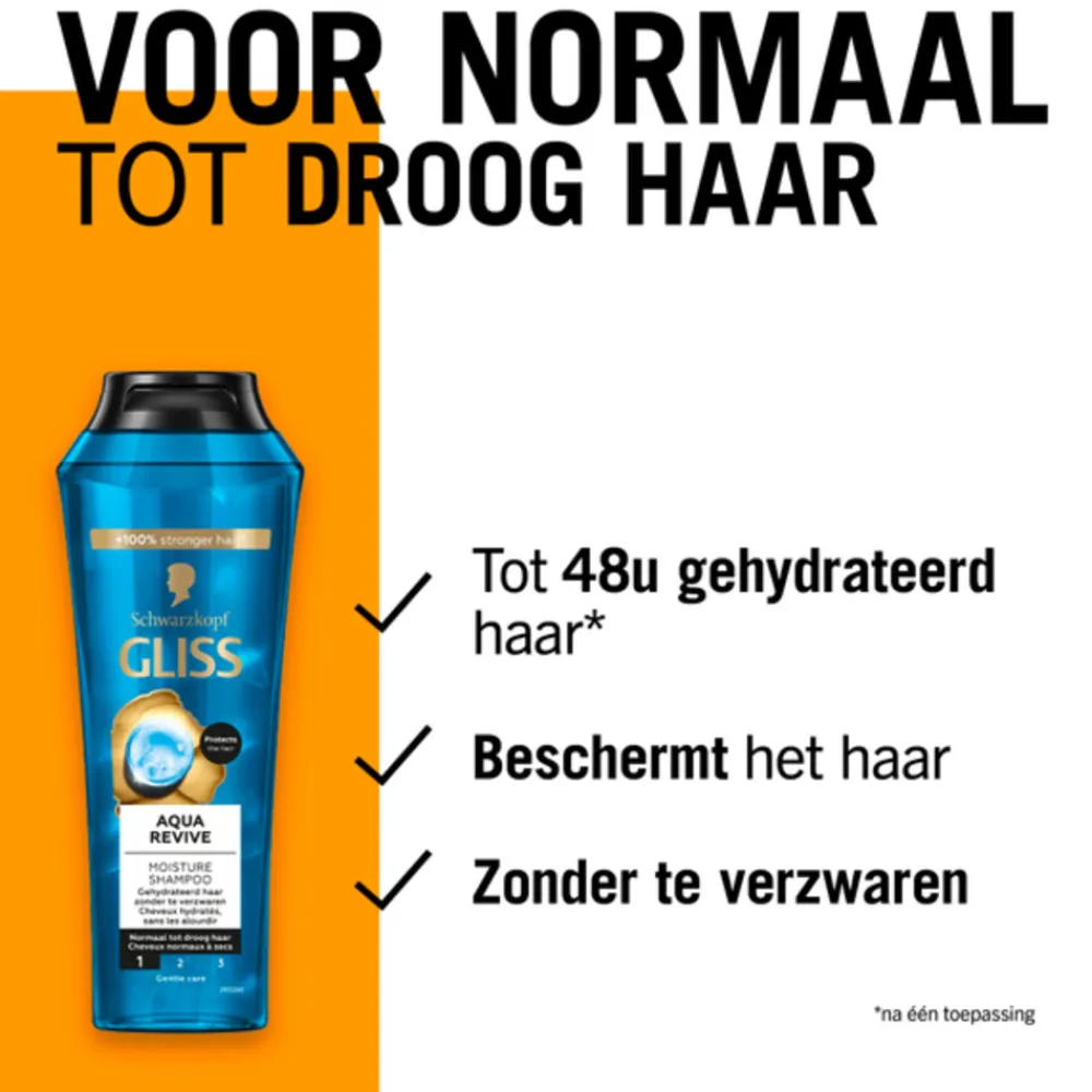 Gliss 6x Aqua Revive Shampoo 250 ml