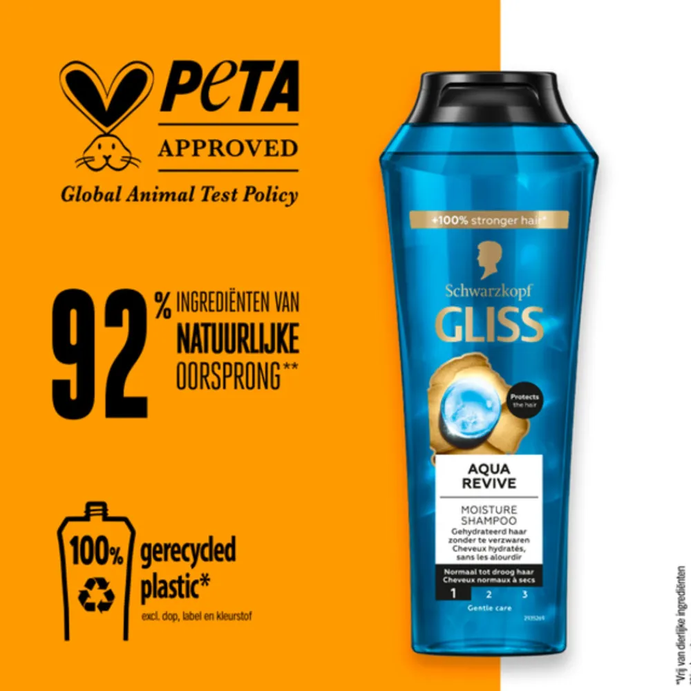 Gliss 6x Aqua Revive Shampoo 250 ml