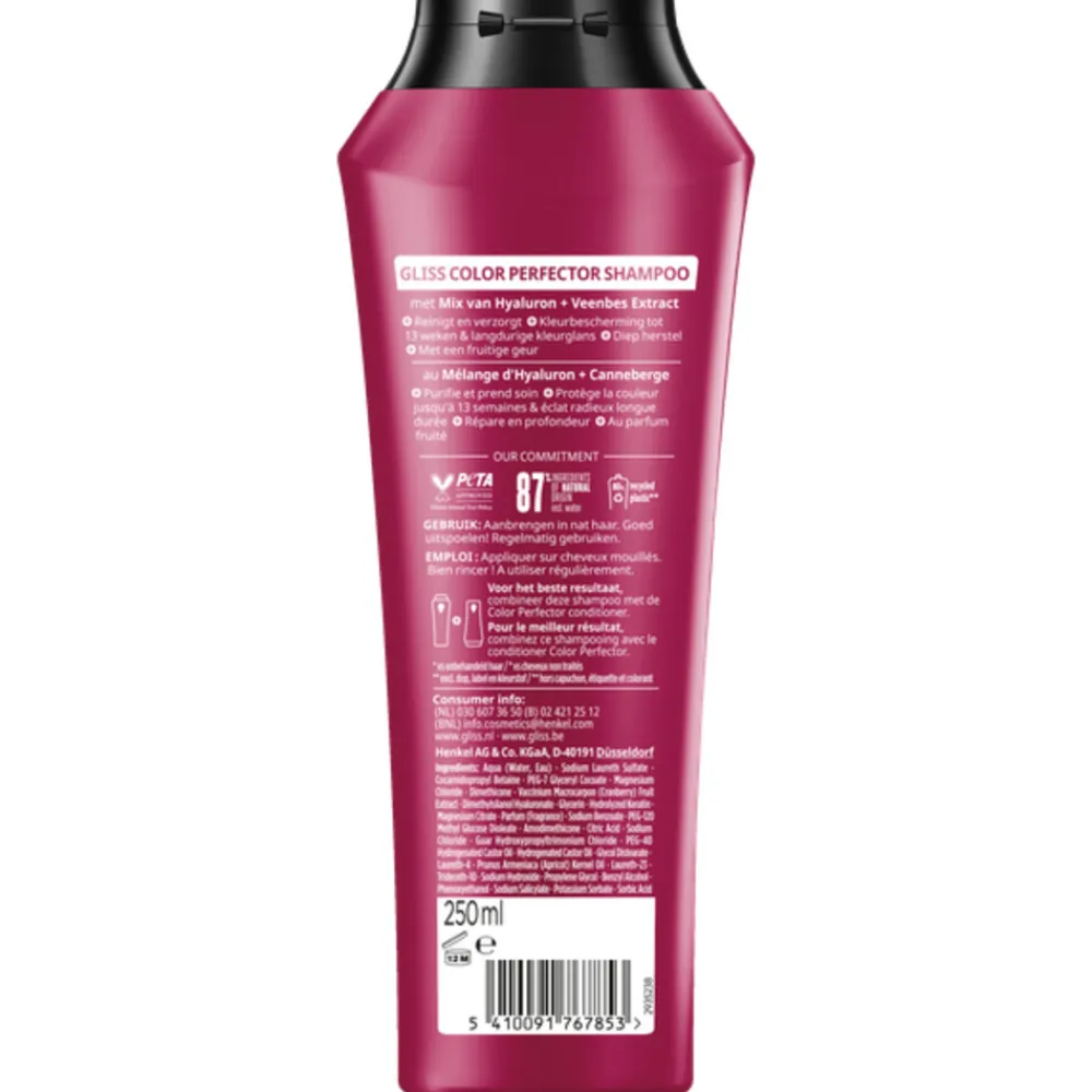 Gliss 6x Shampoo Color Protect & Shine 250 ml