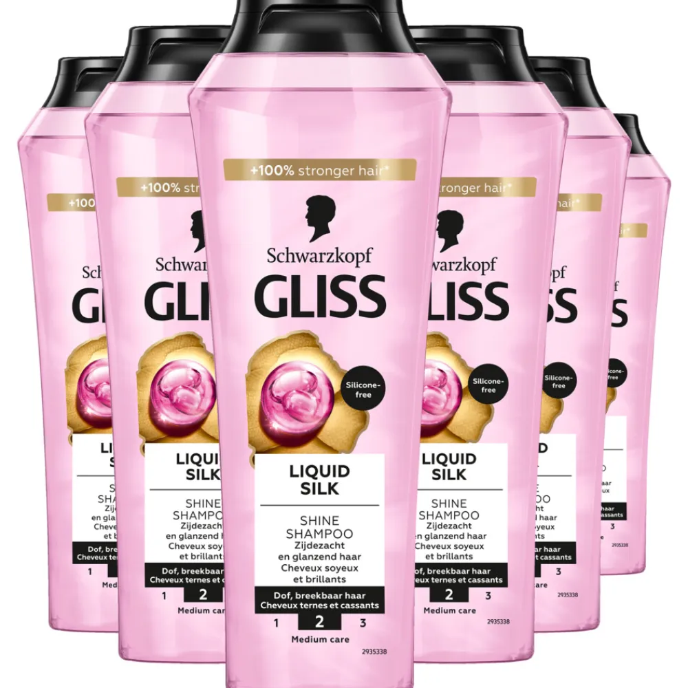 Gliss 6x Shampoo Liquid Silk 250 ml