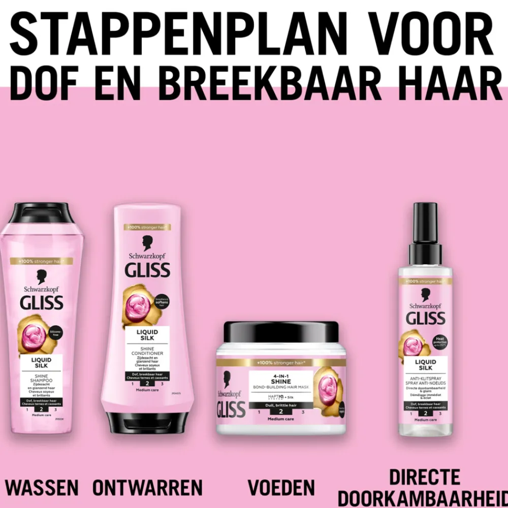 Gliss 6x Shampoo Liquid Silk 250 ml