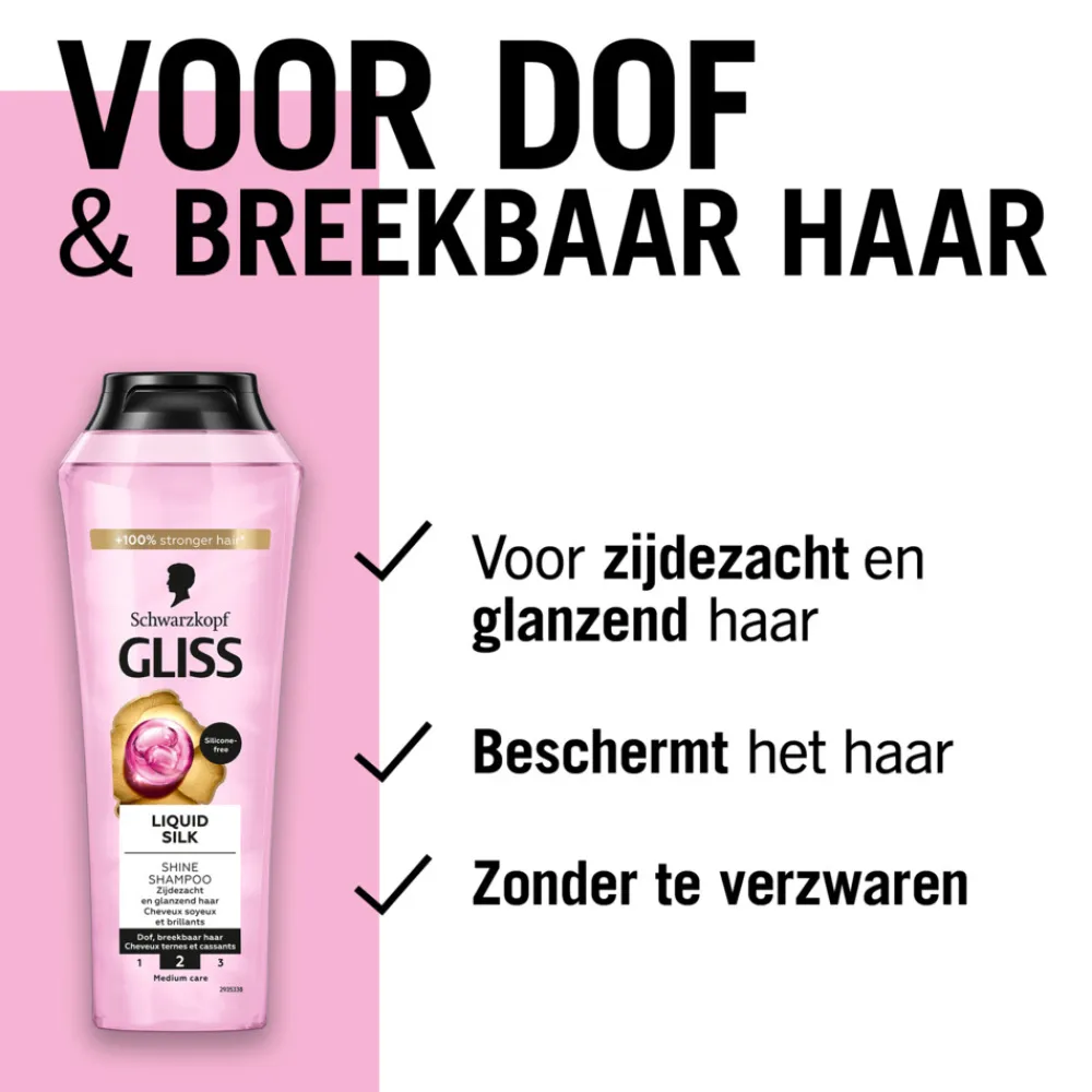 Gliss 6x Shampoo Liquid Silk 250 ml