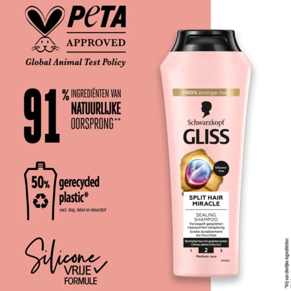 Gliss 6x Split End Shampoo 250 ml