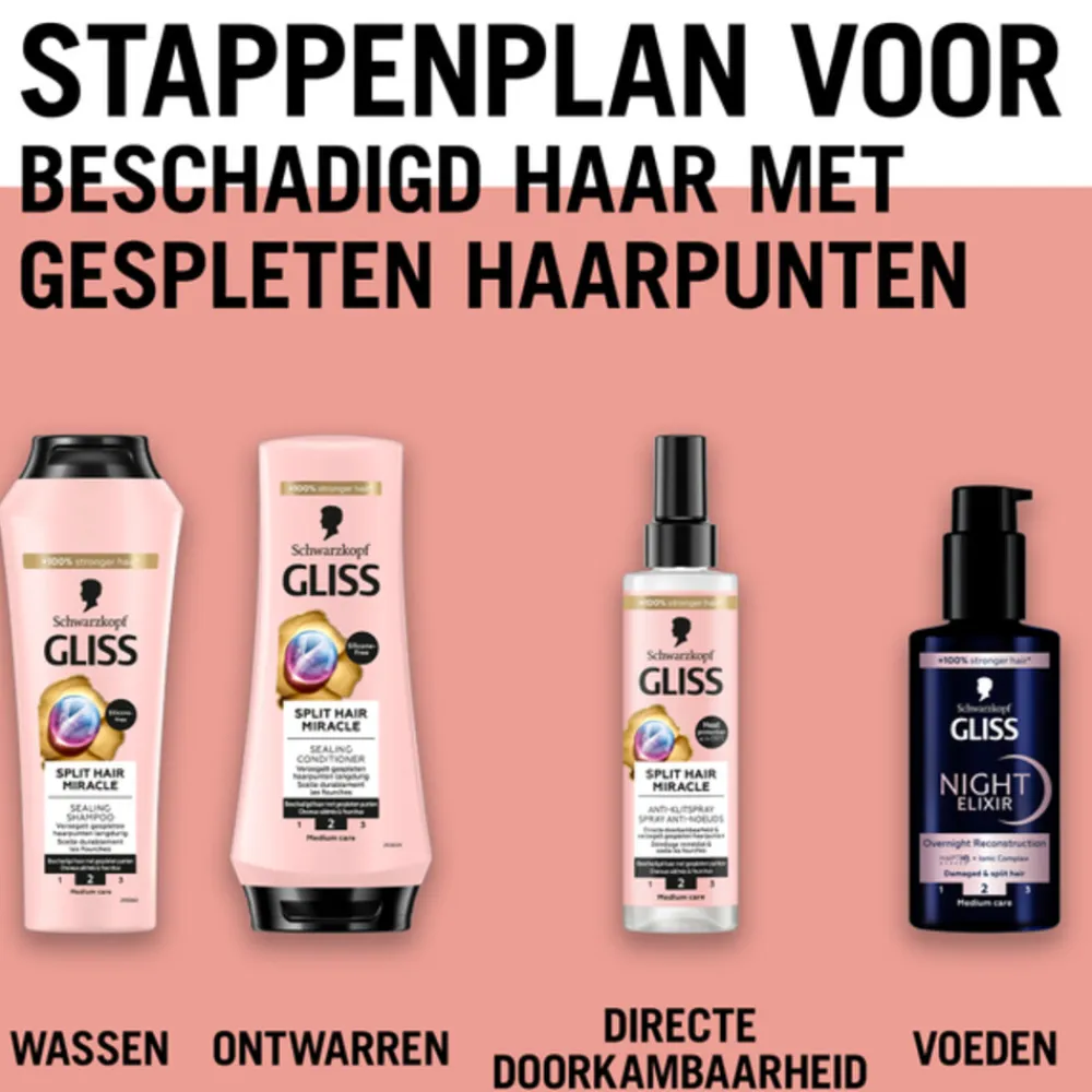Gliss 6x Split End Shampoo 250 ml