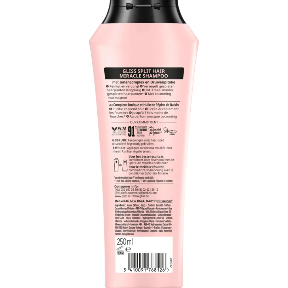 Gliss 6x Split End Shampoo 250 ml