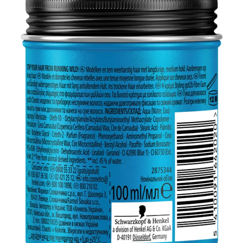 Got2b 6x Chaotic Modelling Fibre Gum 100 ml
