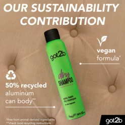Got2b 6x Droogshampoo Fresh & Fabulous 200 ml