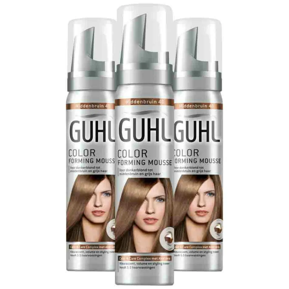 Guhl 3x Color Forming Mousse Middenbruin 40 75 ml