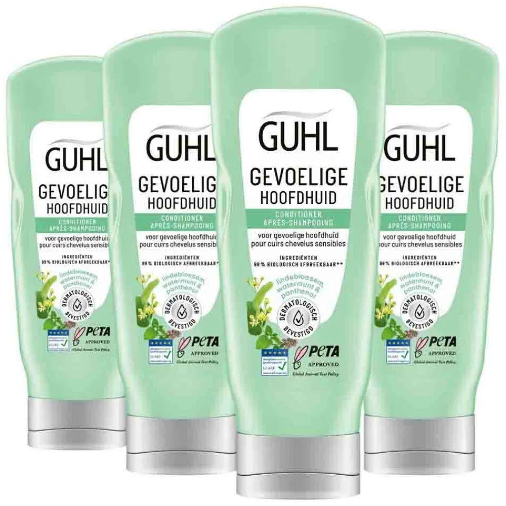 Guhl 4x Conditioner Gevoelige Hoofdhuid 200 ml