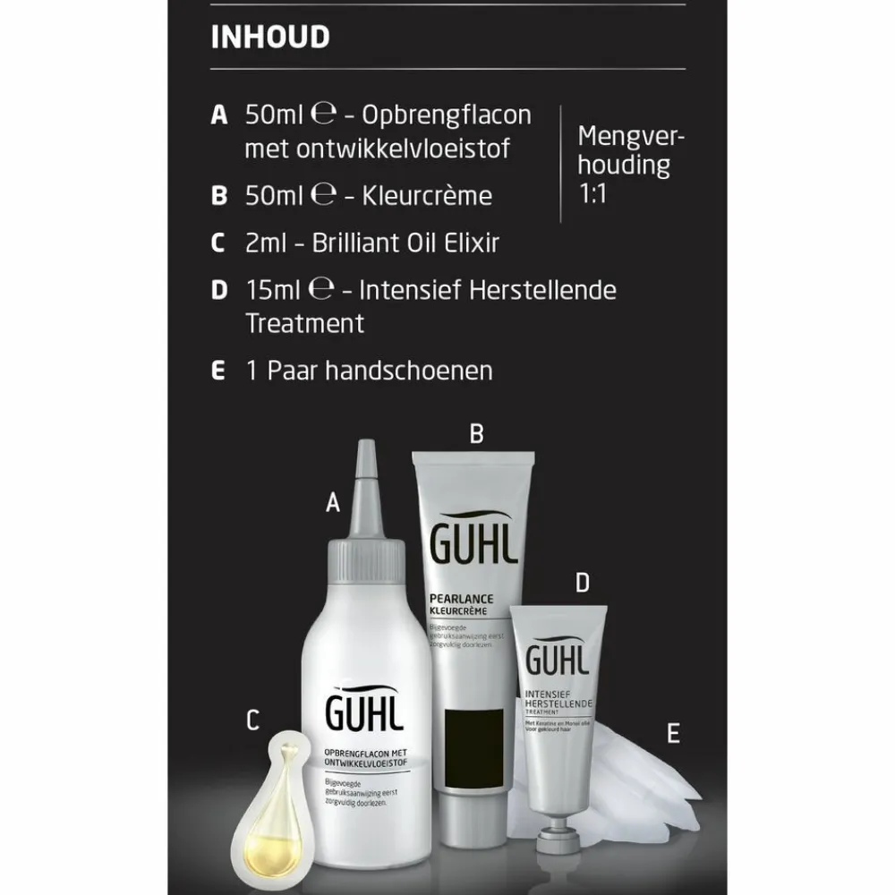 Guhl 3x Pearlance Intensieve Crème-Haarkleuring 72 Middengoudblond Sandalwood