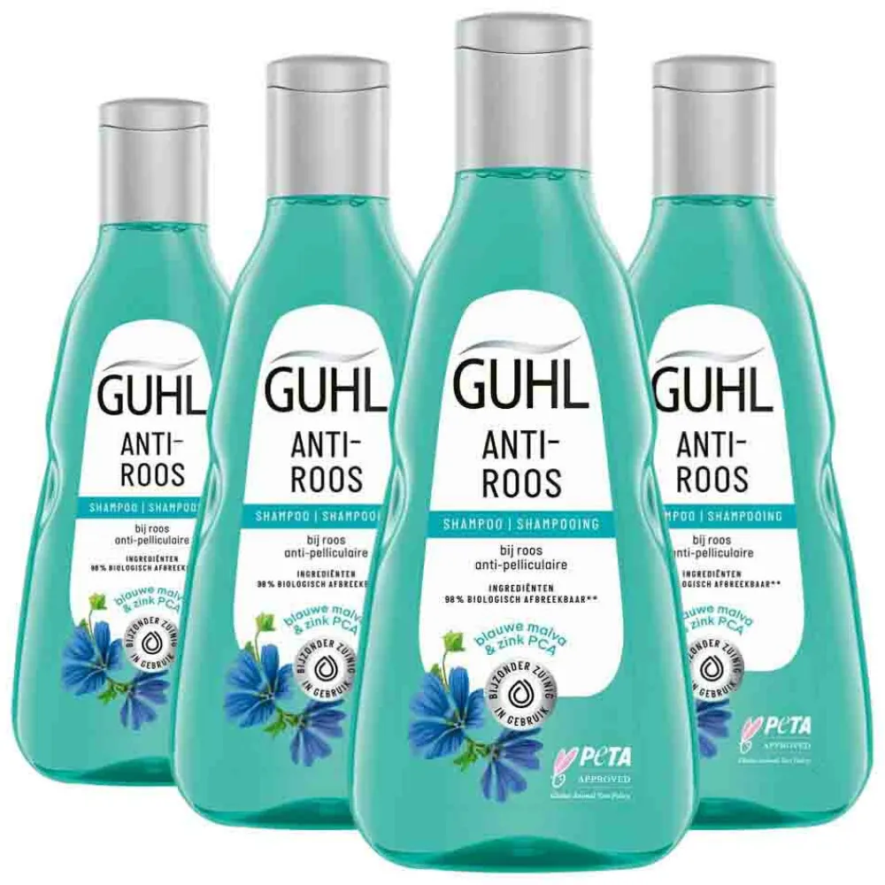 Guhl 4x Shampoo Anti Roos 250 ml
