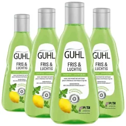 Guhl 4x Shampoo Fris & Luchtig 250 ml