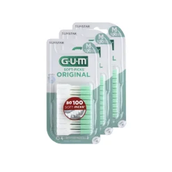 GUM 3x Soft-Picks Original Medium 100 stuks
