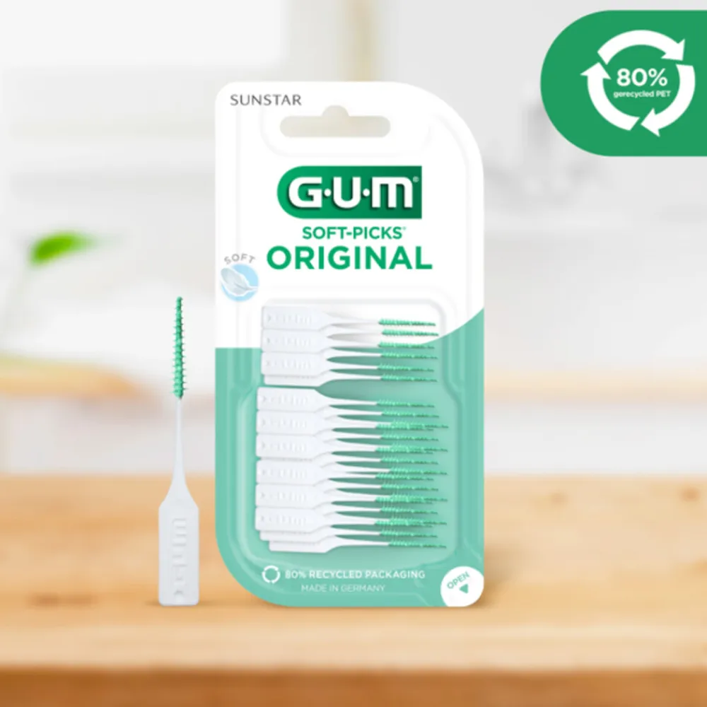GUM 3x Soft-Picks Original Medium 100 stuks