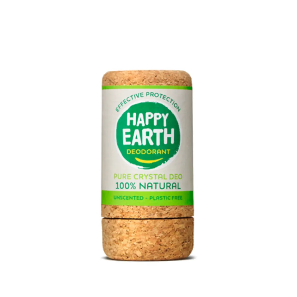 Happy Earth 6x 100% Natuurlijke Crystal Deodorant Geurloos 90 gr