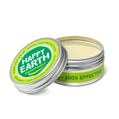 Happy Earth 6x 100% Natuurlijke Deodorant Balm Bergamot 45 gr