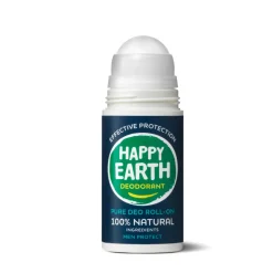 Happy Earth 6x 100% Natuurlijke Deodorant Roller Lemon Sandelwood 75 ml