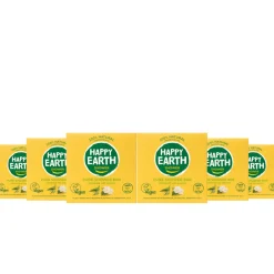 Happy Earth 6x 100% Natuurlijke Shower Bar Jasmine Ho Wood 90 gr
