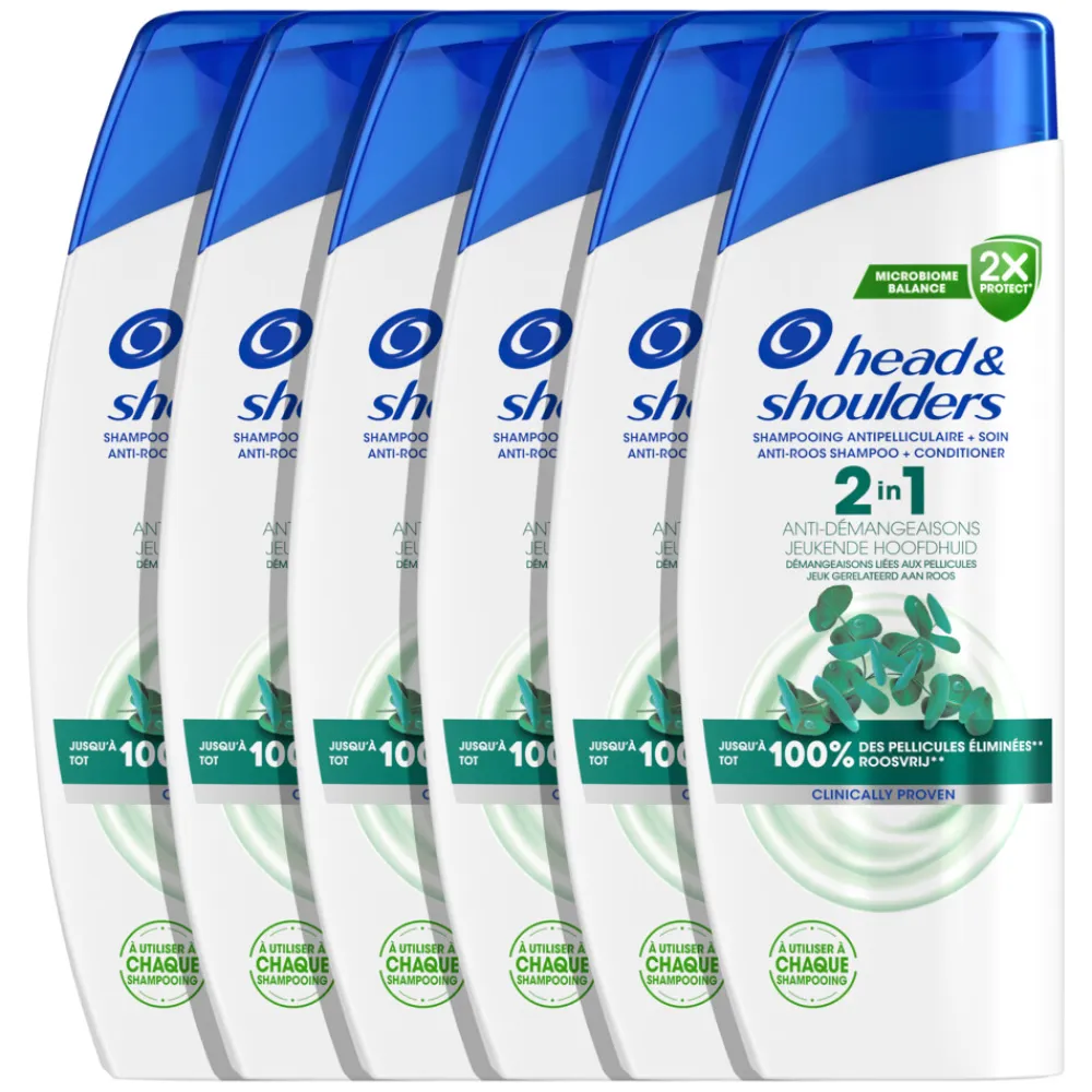 Head & Shoulders 6x 2in1 Jeukende Hoofdhuid 300 ml