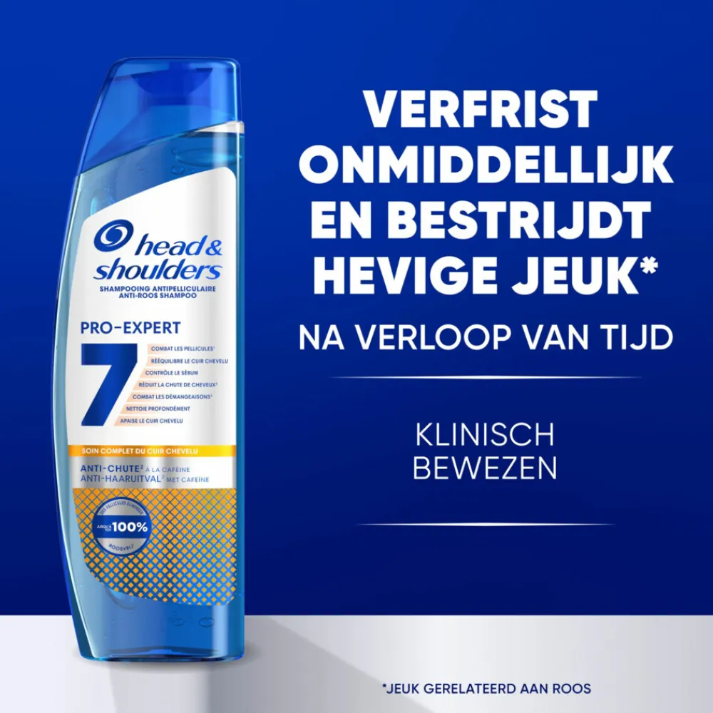 Head & Shoulders 6x Shampoo Pro-Expert 7 Anti-Haaruitval 250 ml