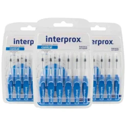 Interprox 3x Ragers Conical Blauw PHD 1.7 6 stuks