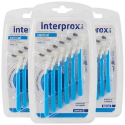 Interprox 3x Ragers Plus Conical Blauw PHD 1.7 6 stuks