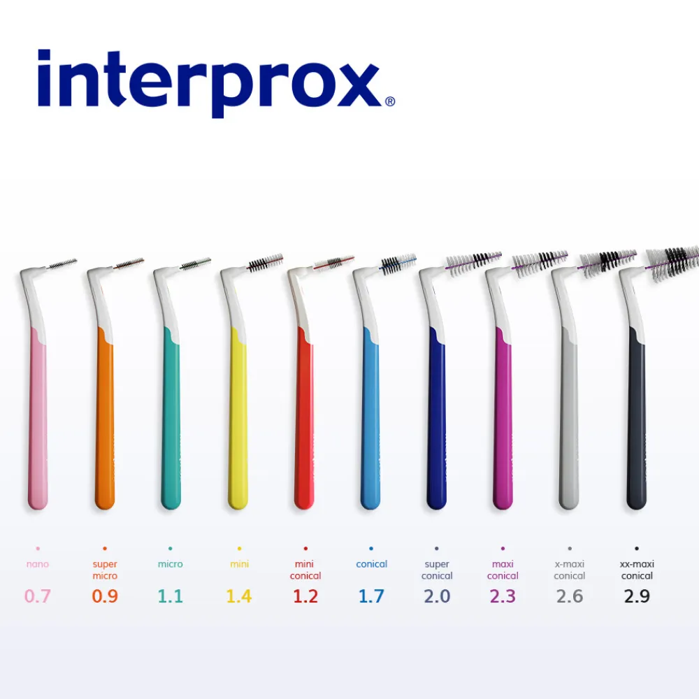Interprox 3x Ragers Plus Mini Geel PHD 1.4 6 stuks