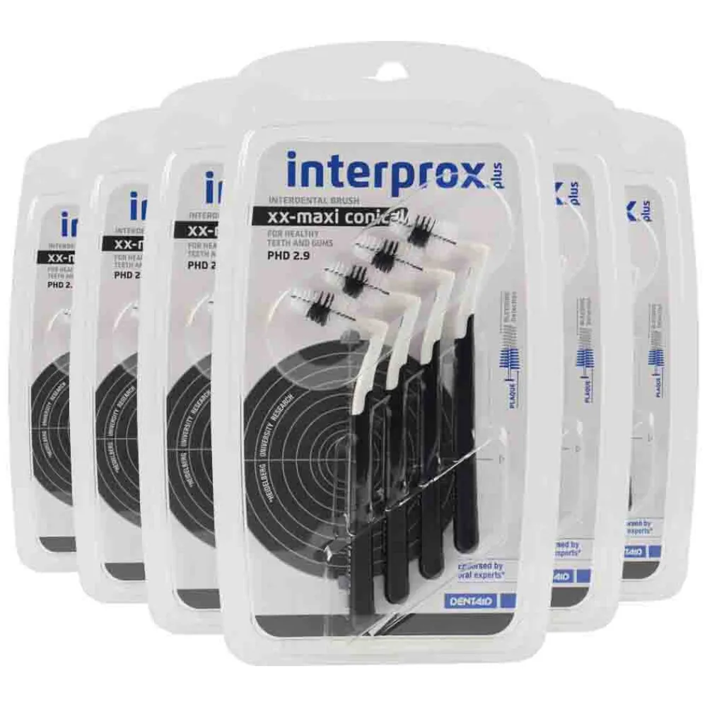 Interprox 6x Ragers Plus XX-Maxi Conical Zwart PHD 2.9 4 stuks