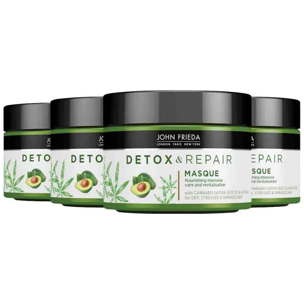 John Frieda 4x Detox & Repair Haarmasker 250 ml