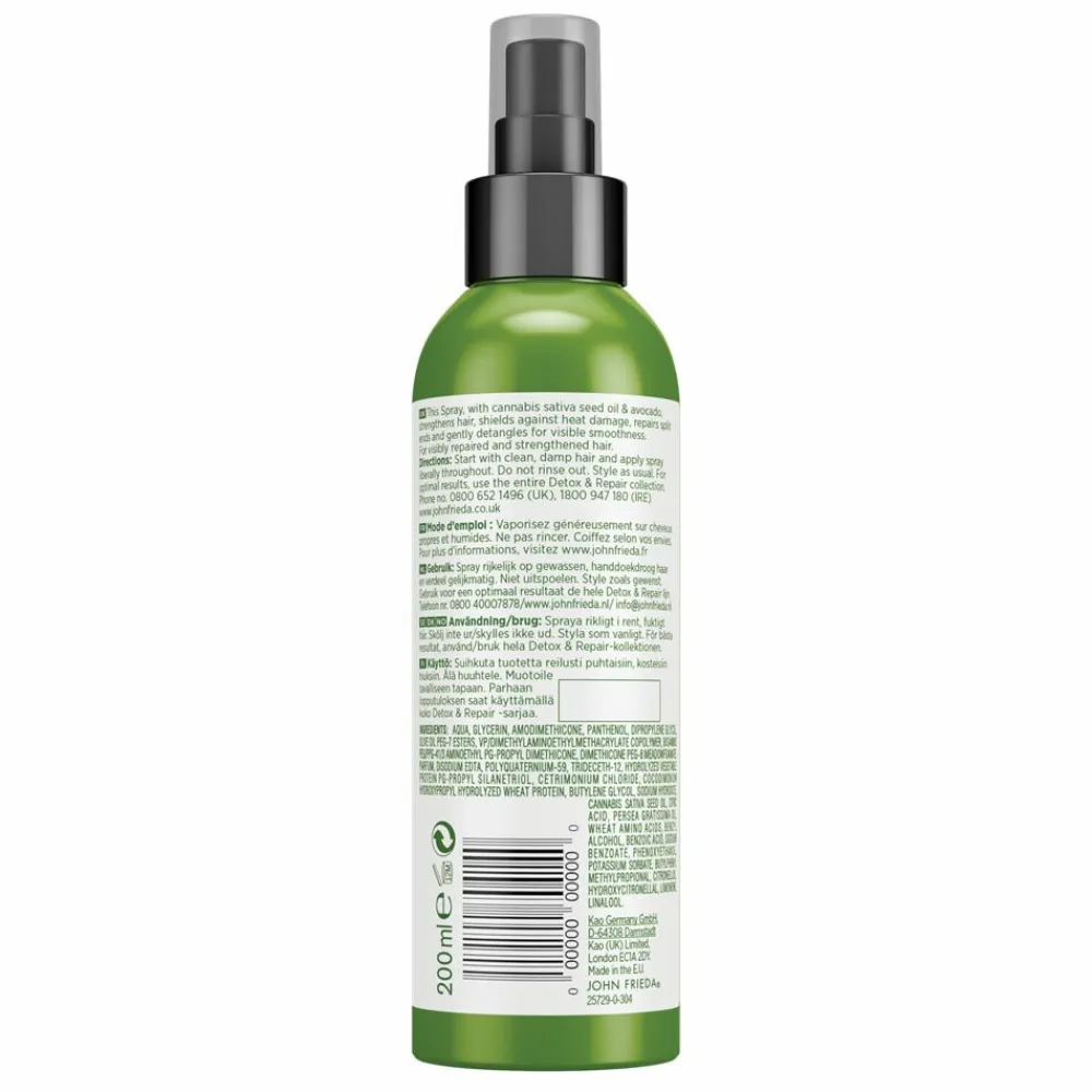 John Frieda 4x Detox & Repair Protect Spray 250 ml