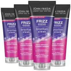 John Frieda 4x Frizz Ease Brazilian Sleek Conditioner 250 ml