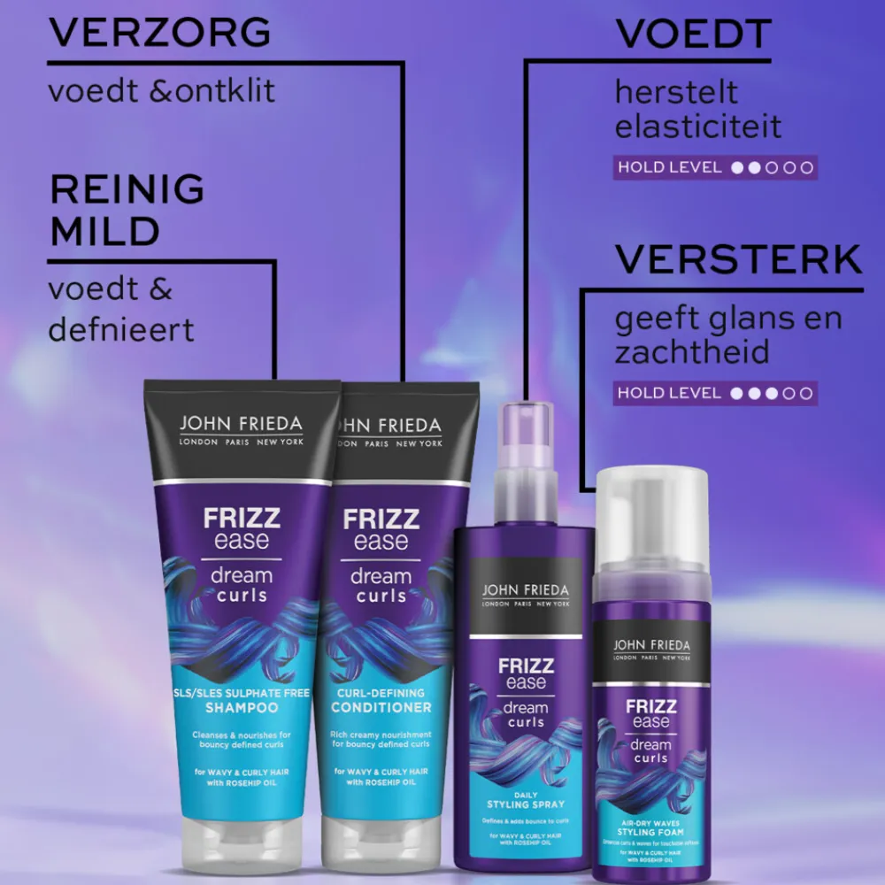 John Frieda 4x Frizz Ease Dream Curls Spray 200 ml