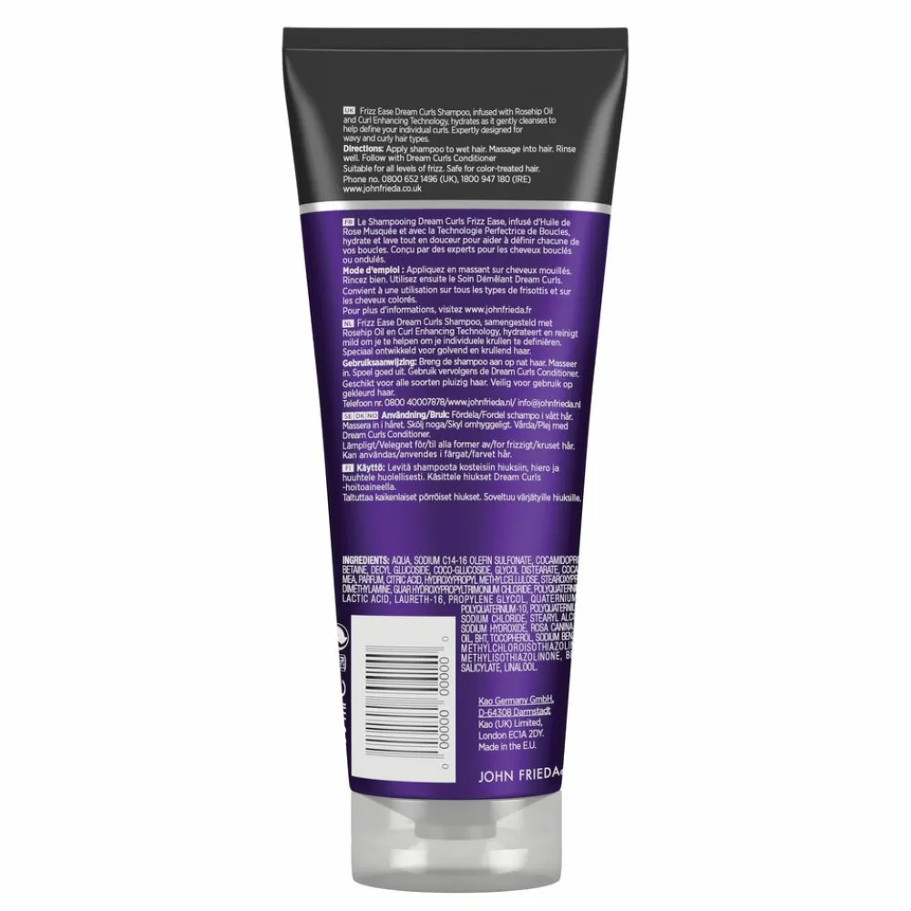 John Frieda 4x Frizz Ease Dream Curls Shampoo 250 ml