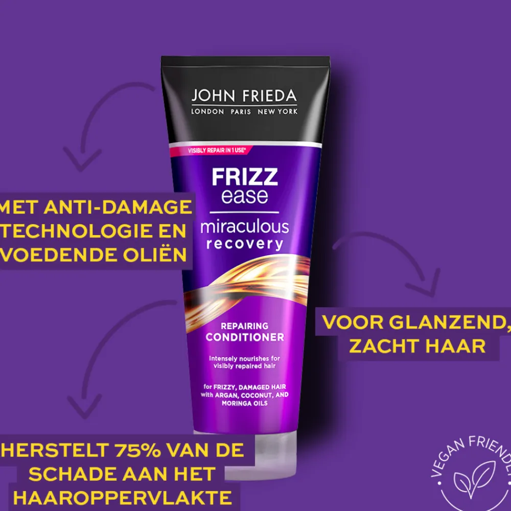 John Frieda 4x Frizz Ease Miraculous Recovery Conditioner 250 ml
