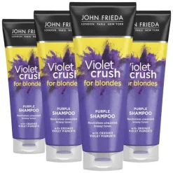 John Frieda 4x Violet Crush Shampoo Purple 250 ml